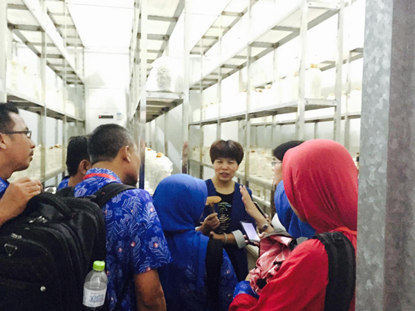 印度尼西亚生物学中学师资班学员来我系学习交流