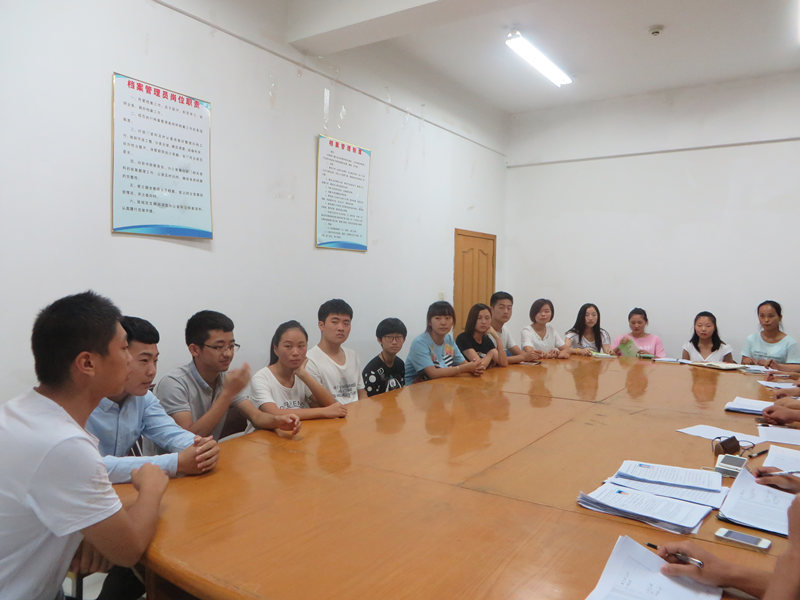 我系组织分团委学生会招新